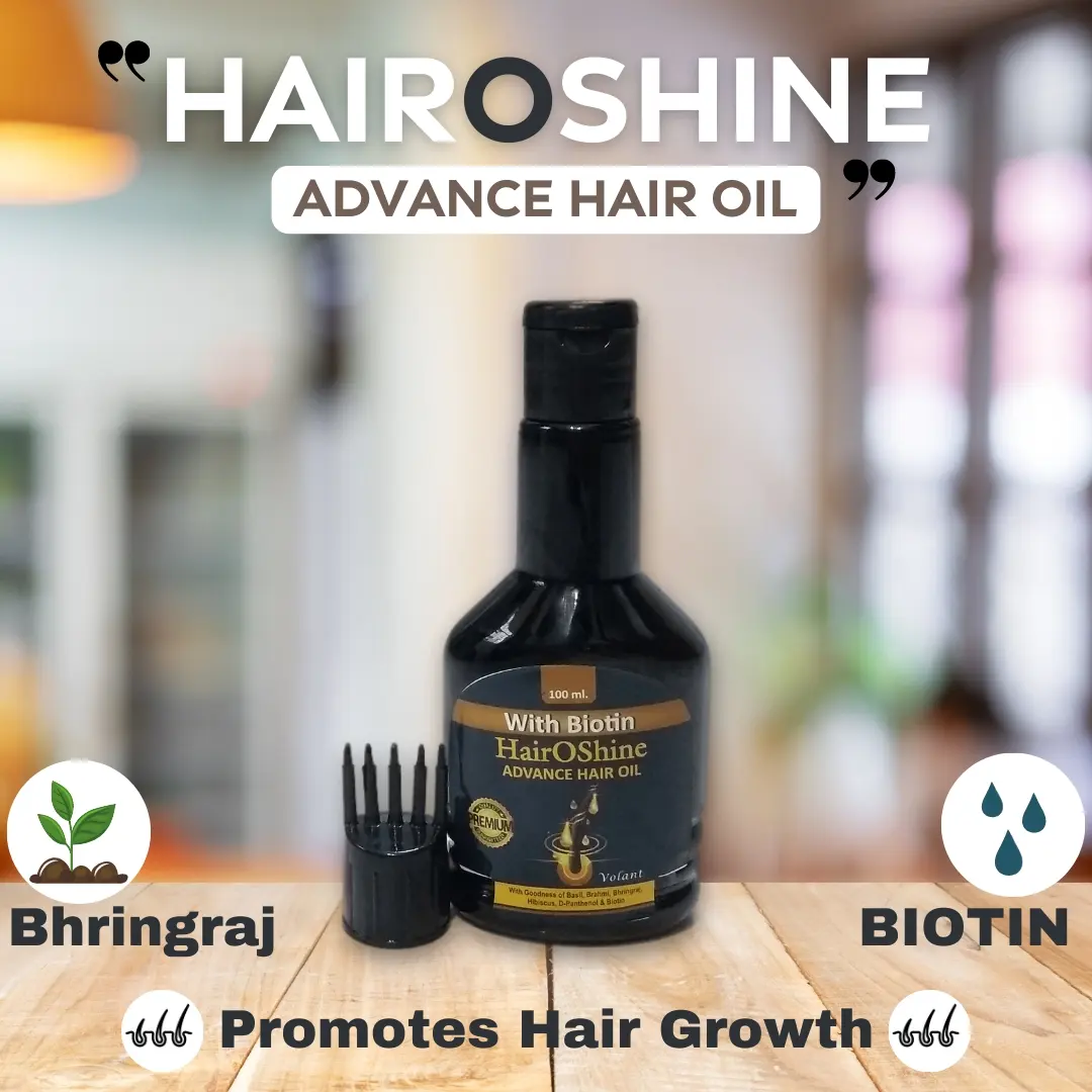 HairOShine Advance Hair Oil with biotin, 100 ml bottle